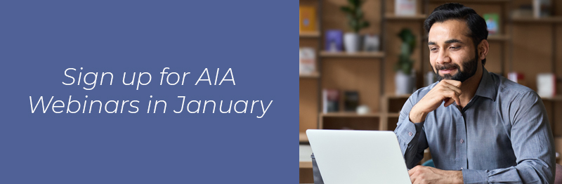 Sign up AIA Webinars
